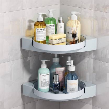 ANANDENTERPRISE Bathroom Organiser Particle Board Wall Shelf