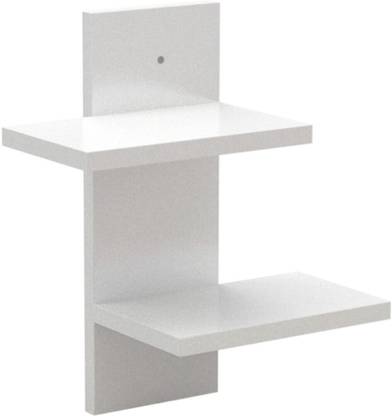 Flux Flux Wall Mounted Shelves for Home Decor Floating Book Rack Plant Stand Particle Board Wall Shelf