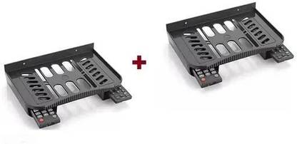 KEATON Wall Mount Router Stand Set top Box Stand Setup Box Shelves Remote Holder Plastic Wall Shelf