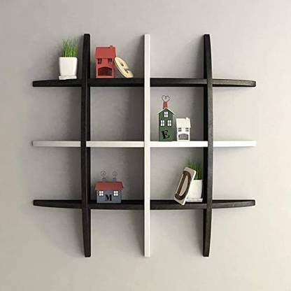 wall1ders Globe Shape Wall Shelves for Living Room Floating Shelf Home Decor MDF (Medium Density Fiber) Wall Shelf