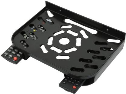 Crackle Super Strong Set up Box tv Wall Stand Remote holder Mobile Holder Plastic Wall Shelf