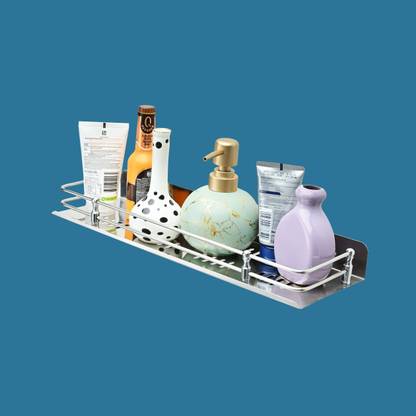 WallCare Bathroom shelf in wall / steel rack / home decore accessories 18x5 INCH Stainless Steel Wall Shelf