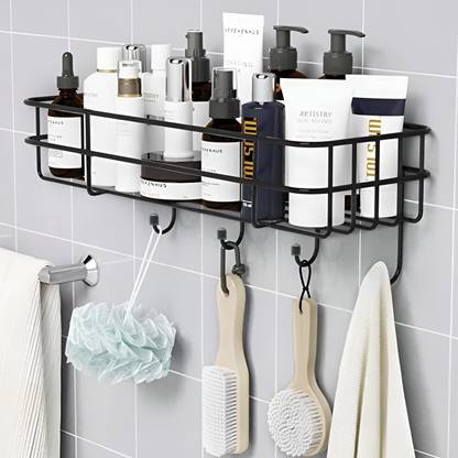iSTAR Wall Mounted /Rack/Storage Organizer for bathroom/living Hall (pack of 1) Iron Wall Shelf