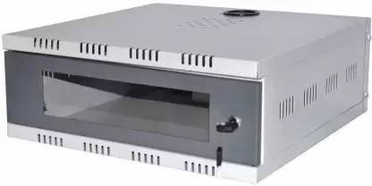 RG7 High Grade CCTV/DVR Cabinet Box/DVR Rack Wall Mount with Lock/Network Rack-2U Brass Wall Shelf