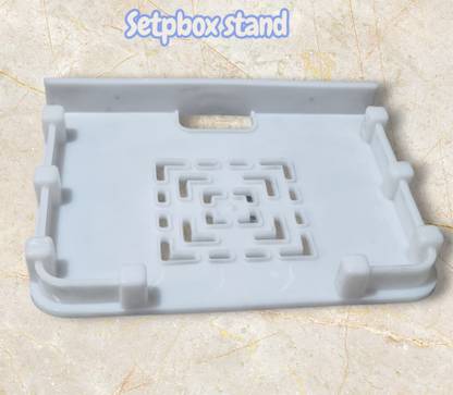 Amp exchange Setup Box Stand/DVR Stand/DTH Stand/DVD Player Stand / Wi Fi Router Stand Plastic Wall Shelf