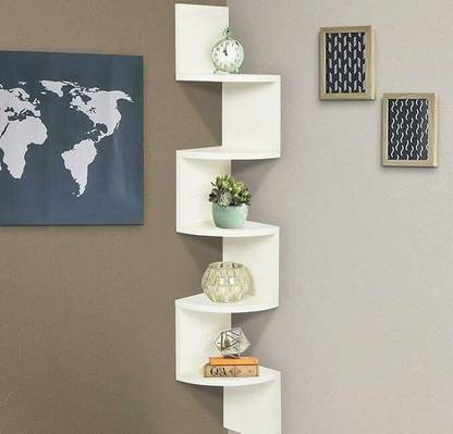 LIVEWELL MDF (Medium Density Fiber) Wall Shelf
