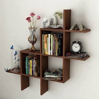 Tarzen MDF (Medium Density Fiber), Wooden Wall Shelf
