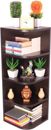 Madhuran Corner Shelf Set Particle Board Wall Shelf