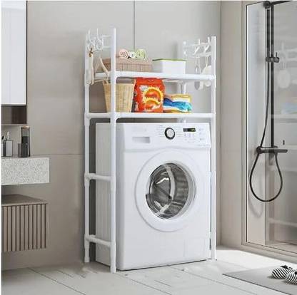 Jolfay Bathroom Space Saver,Over The Washing Machine corner rack Steel Wall Shelf
