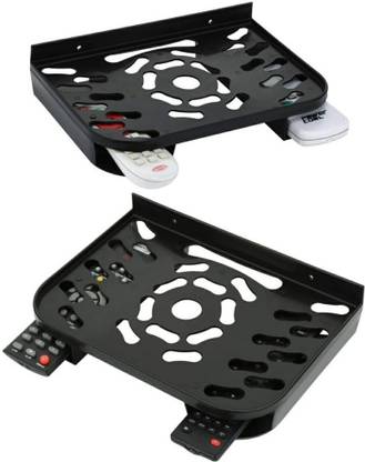 onum Setup Box Stand/Wi-Fi Router/Setup Box Stand Wall Mount Strong Wall Shelf Plastic Wall Shelf