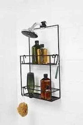 Indian Decor Shower organiser | soap stands for bathroom | shampoo stands Stainless Steel Wall Shelf