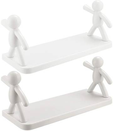 DECORHUB Plastic Wall Shelf