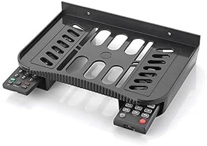 DXDT Wi-Fi Router/Setup Box Stand with 2 remote holder wall Mount Plastic Wall Shelf