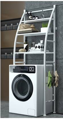 Oncarnival Storage Rack Shelf 3-Layer Over Washing Machine Storage Rack Utility Iron Wall Shelf
