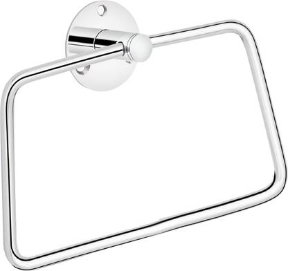 GLOXY Chrome Finish Stainless Steel Towel|Napkin Rod Holder |7 Inch Wall Mount Stainless Steel Wall Shelf