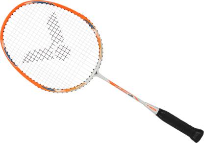 VICTOR Auraspeed ARS-1JR-O G6 Junior Aluminum Frame For Kids, Orange Strung Badminton Racquet