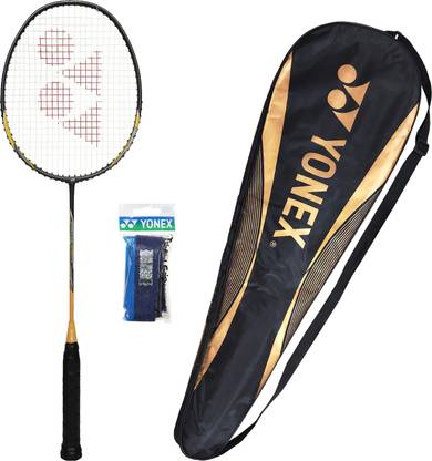 YONEX badminton racket, nanoflare speed 7, racquet, 80 gms,32 lbs, isometric, graphite Yellow Strung Badminton Racquet