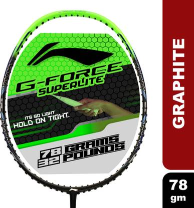 LI-NING G-Force 3500 Superlite Black, Green Unstrung Badminton Racquet