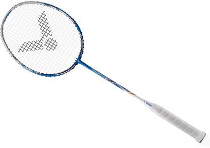 VICTOR JetSpeed S 12 II (JS-12 II) High Tension Speed Series Unstrung Badminton Racket Blue Unstrung Badminton Racquet
