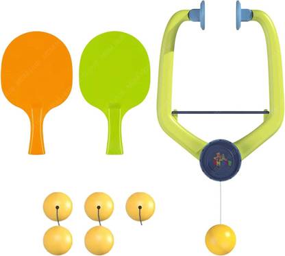 Kidziit Table Tennis Trainer Ping Pong Ball Self Training Set Multicolor Table Tennis Racquet