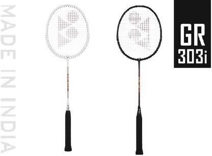 YONEX GR 303i Black, White Strung Badminton Racquet