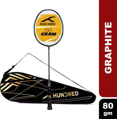 Hundred Powertek 907 Grey, Blue Strung Badminton Racquet
