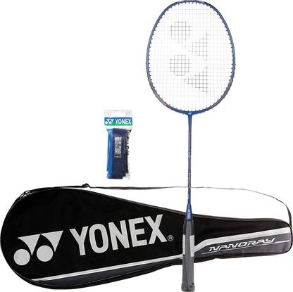 YONEX Combo of 2, 1 Nanoray 72 Light Badminton Racket, 1 Towel Grip Multicolor Strung Badminton Racquet