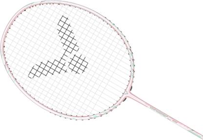 VICTOR Thruster TK-66-Y-G6 Pink Strung Badminton Racquet