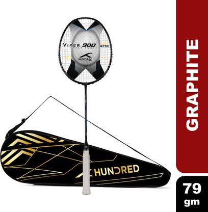 হান্ড্রেড VIPER 900 Shot Power Amplifier কালো, নীল স্ট্রাং ব্যাটমিন্টন র‍্যাকেট