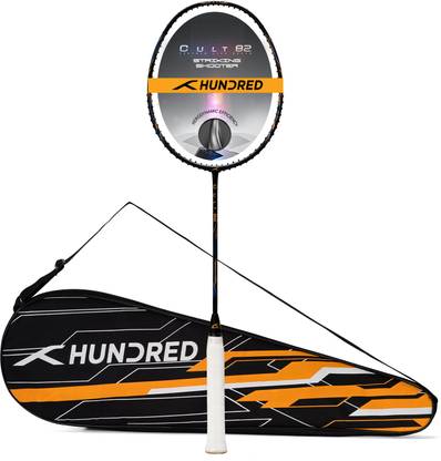 Hundred Cult 82 Aerodynamic Frame Black Unstrung Badminton Racquet