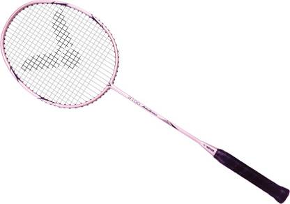 VICTOR Auraspeed 3100 (ARS-3100) Speed Series G5 4U Strung Badminton Racket, Pink Strung Badminton Racquet
