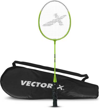 VECTOR X VXB-140 Full Cover Green Strung Badminton Racquet