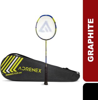 Adrenex by Flipkart Dominate Plus 3000 Graphite Multicolor Strung Badminton Racquet