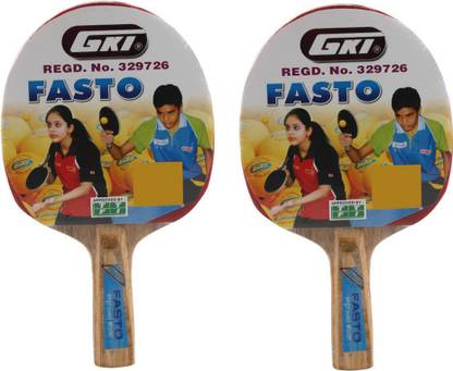 GKI Fasto In Foam Cover Multicolor Table Tennis Racquet