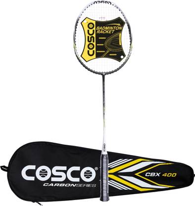 COSCO CBX400 White Strung Badminton Racquet