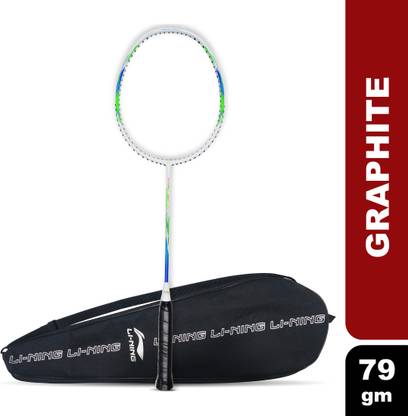 LI-NING G-Force 3900 Superlite White, Blue Unstrung Badminton Racquet