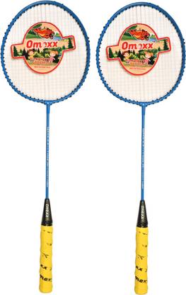 omexx 1500 single shaft badminton rackets set of 2pcs Multicolor Strung Badminton Racquet