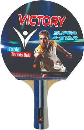 VICTORY SUPER Tournament Table Tennis Racquet 4 Star Blue Table Tennis Racquet