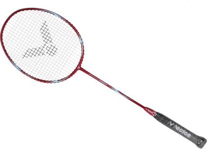 VICTOR JetSpeed 700HT (JS-700HT) Speed Series G5 4U Strung Badminton Racket, Red Strung Badminton Racquet