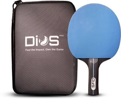 DIOS PRO TT Racquet with Cover - Blue Table Tennis Racquet