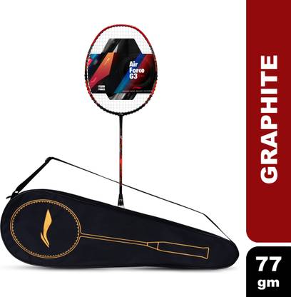 LI-NING Air - Force 77 G3 Black, Red, Orange Strung Badminton Racquet