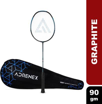 Adrenex by Flipkart R501 Full Graphite Badminton Racquet Black, Blue Strung