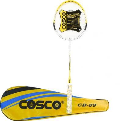 COSCO CB-89 Yellow Strung Badminton Racquet