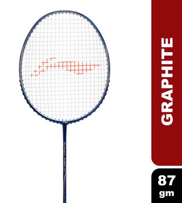 LI-NING Turbo X 60 G5 Strung Badminton Racket (Navy, Gold) Blue, Gold Strung Badminton Racquet