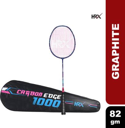 HRX Carbon Edge 1000 Graphite Multicolor Strung Badminton Racquet