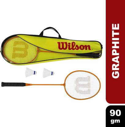 WILSON Badminton Racket Gear Kit 2 Pcs Multicolor Strung Badminton Racquet