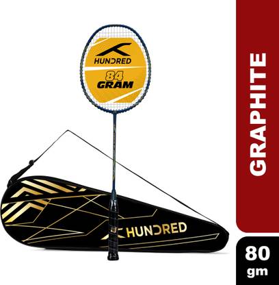 Hundred POWERTEK 901 White Strung Badminton Racquet