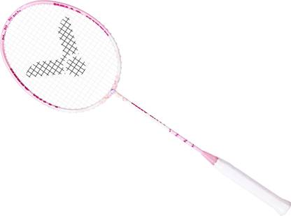VICTOR X HELLO KITTY Racket DX-KT-I-4U (With Racket Bag) Pink Unstrung Badminton Racquet