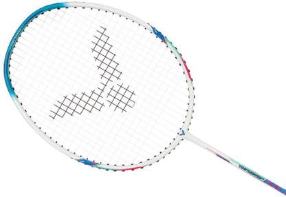 VICTOR Thruster K HMR L 6U White Strung Badminton Racquet
