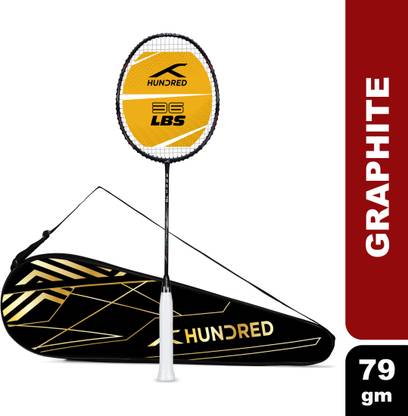 Hundred ROCK 79 Black Strung Badminton Racquet